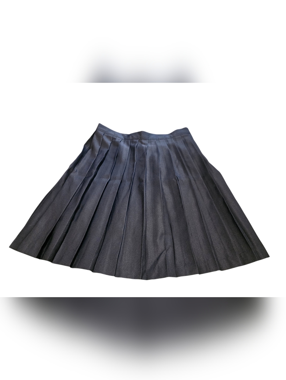French Toast NWT Solid Navy Blue Pleated Midi School Uniform Skirt Size 20